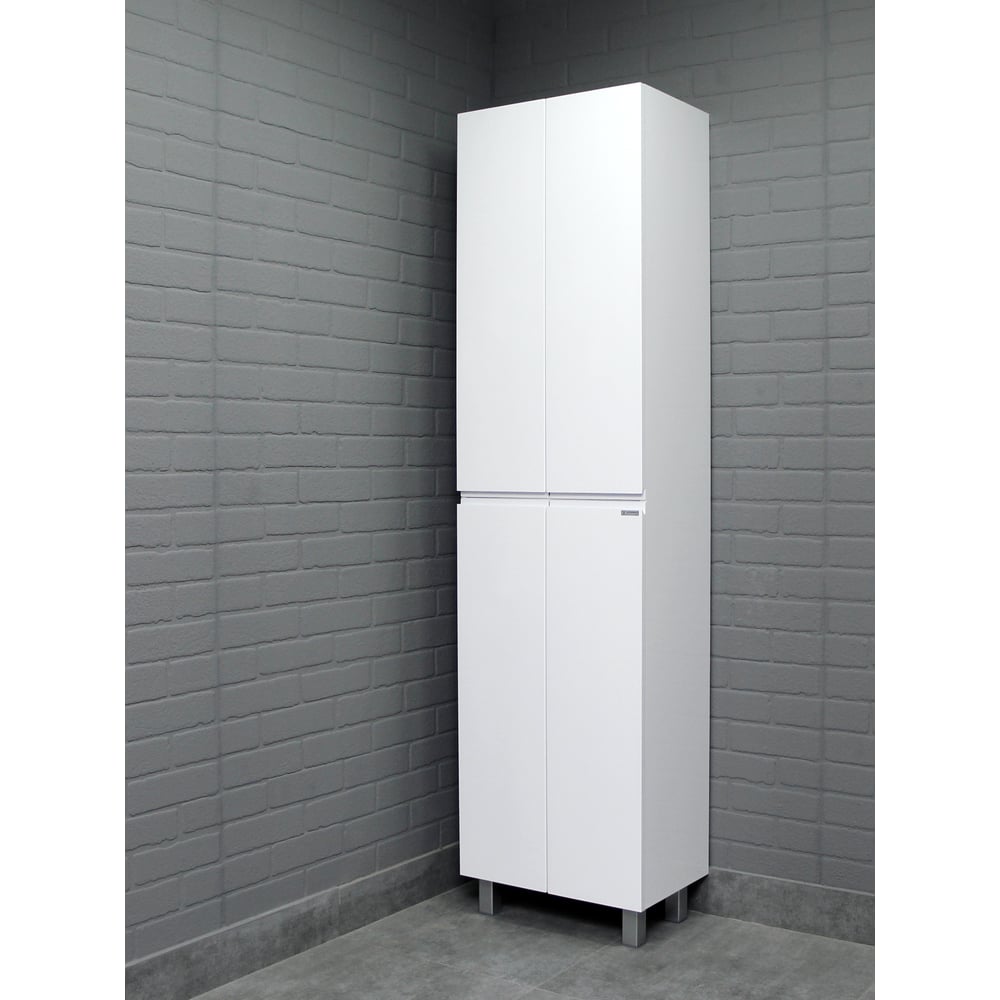 Изображение товара Пенал напольный Домино Graffo 50 белый современные классика современный стиль