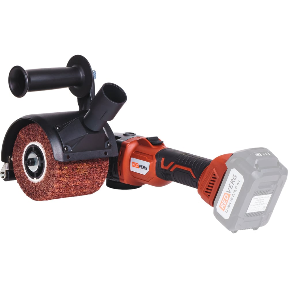 Изображение товара Аккумуляторная бесщеточная брашировальная машина REDVERG RD-BM18BL/U