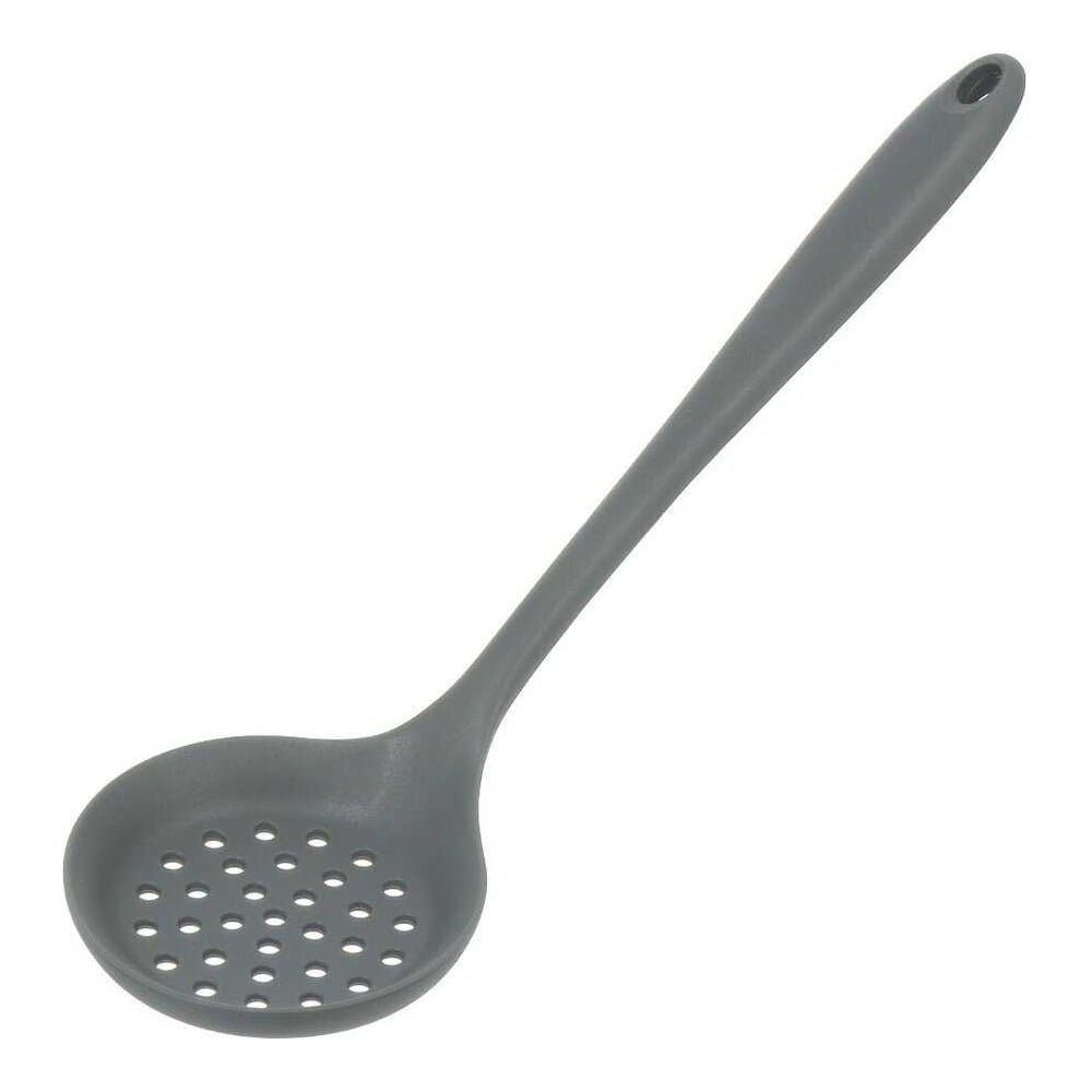 Изображение товара Силиконовая шумовка Daniks 31х10 см, навеска, серый, высокий quality