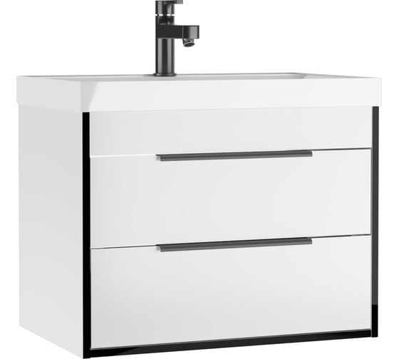 Изображение товара Тумба подвесная под умывальник Домино UNIT 70 Forta B2 Белый DF2501T