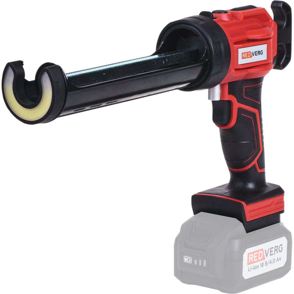 Изображение товара Аккумуляторный пистолет для герметика REDVERG RD-CG18/U без аккумулятора и зарядного
