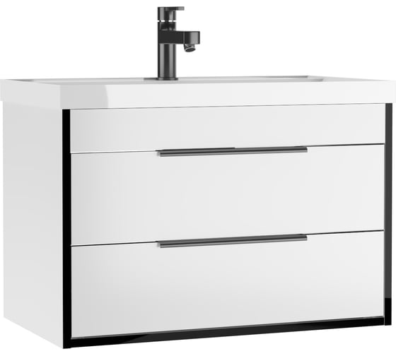 Изображение товара Тумба подвесная под умывальник Домино UNIT 80 Forta B2 Белый DF2502T