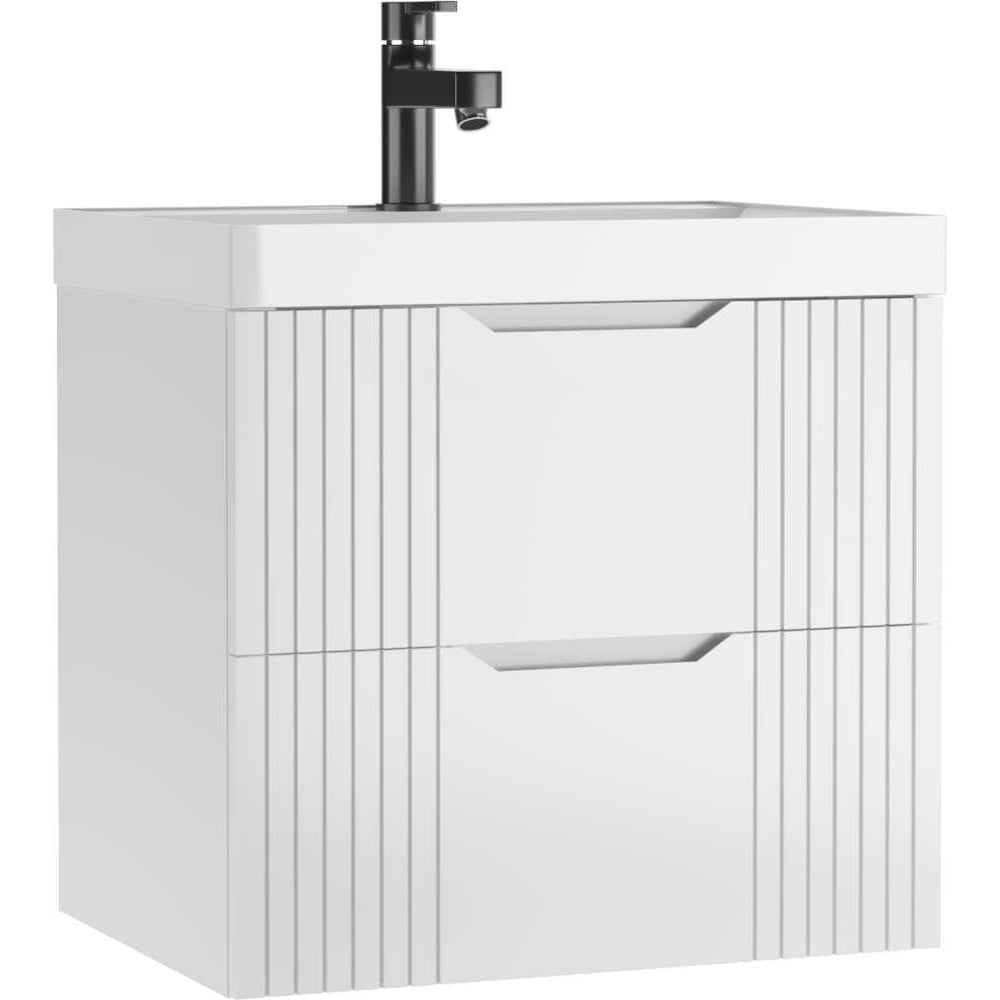 Изображение товара Подвесная тумба под умывальник Домино Bazis 60 Garden В2 белая