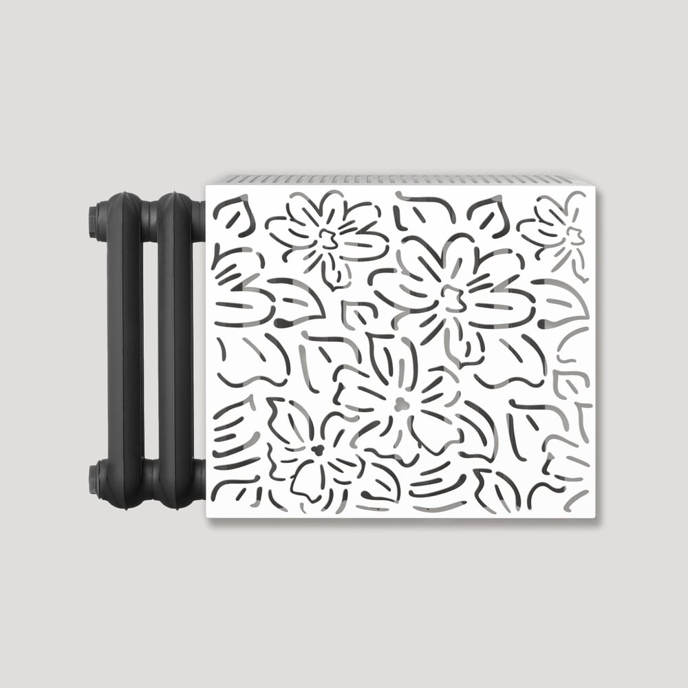 Изображение товара Экран на чугунный радиатор ООО СКП 110 см 11 секций белый ЭРЧ-036Б