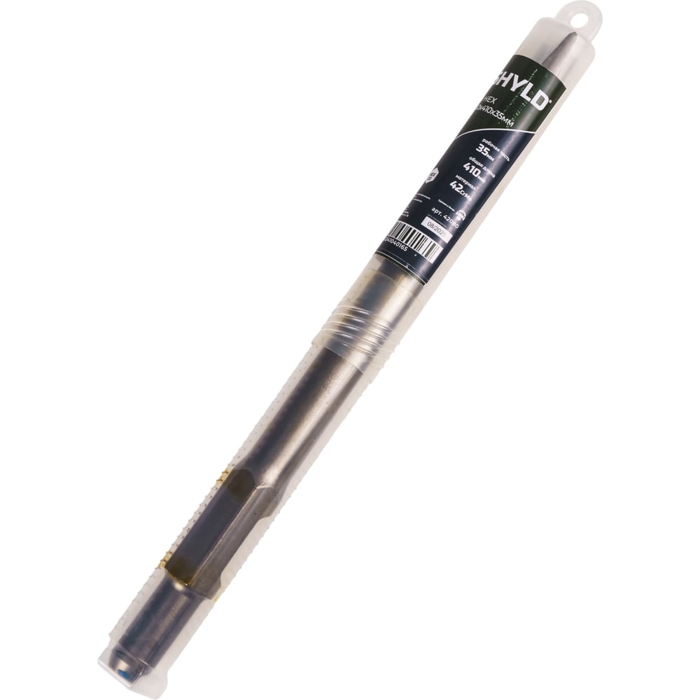 Изображение товара Зубило SHYLD HEX 30x410x35мм профессиональный инструмент для бетона кирпича и камня