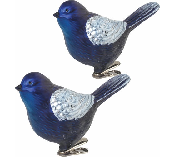 Изображение товара Елочные украшения Золотая сказка Птичка 2 шт., пластик,11 см 590894