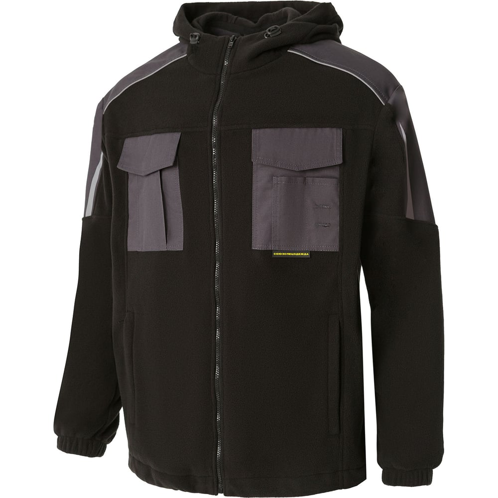 Изображение товара Толстовка СОЮЗСПЕЦОДЕЖДА СТАТУС мужская комбинированная графит черная утепленная