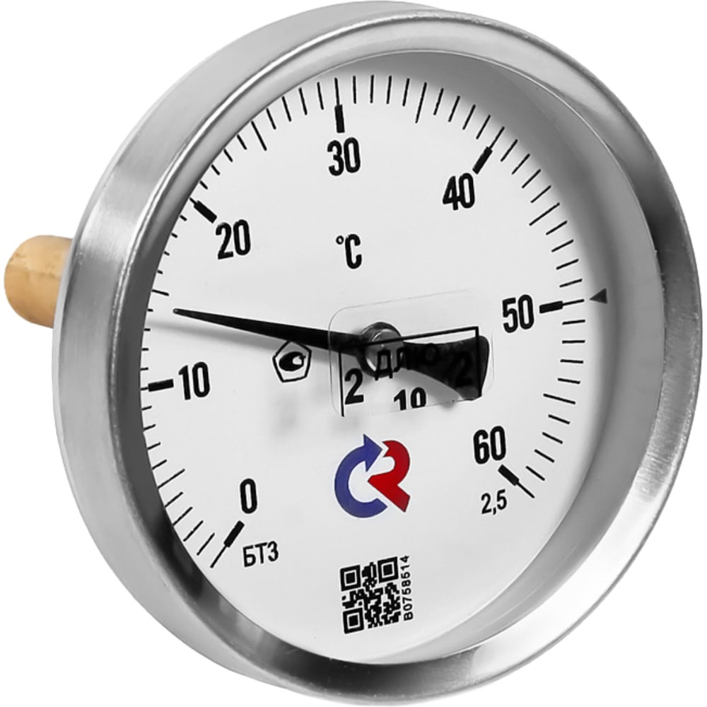 Изображение товара Термометр осевой биметаллический РОСМА БТ-31.211 для измерения температуры