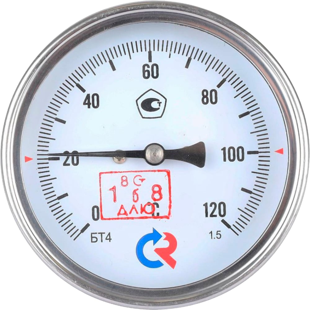 Изображение товара Термометр РОСМА БТ-41.211 осевой биметаллический для температуры -40-60°C
