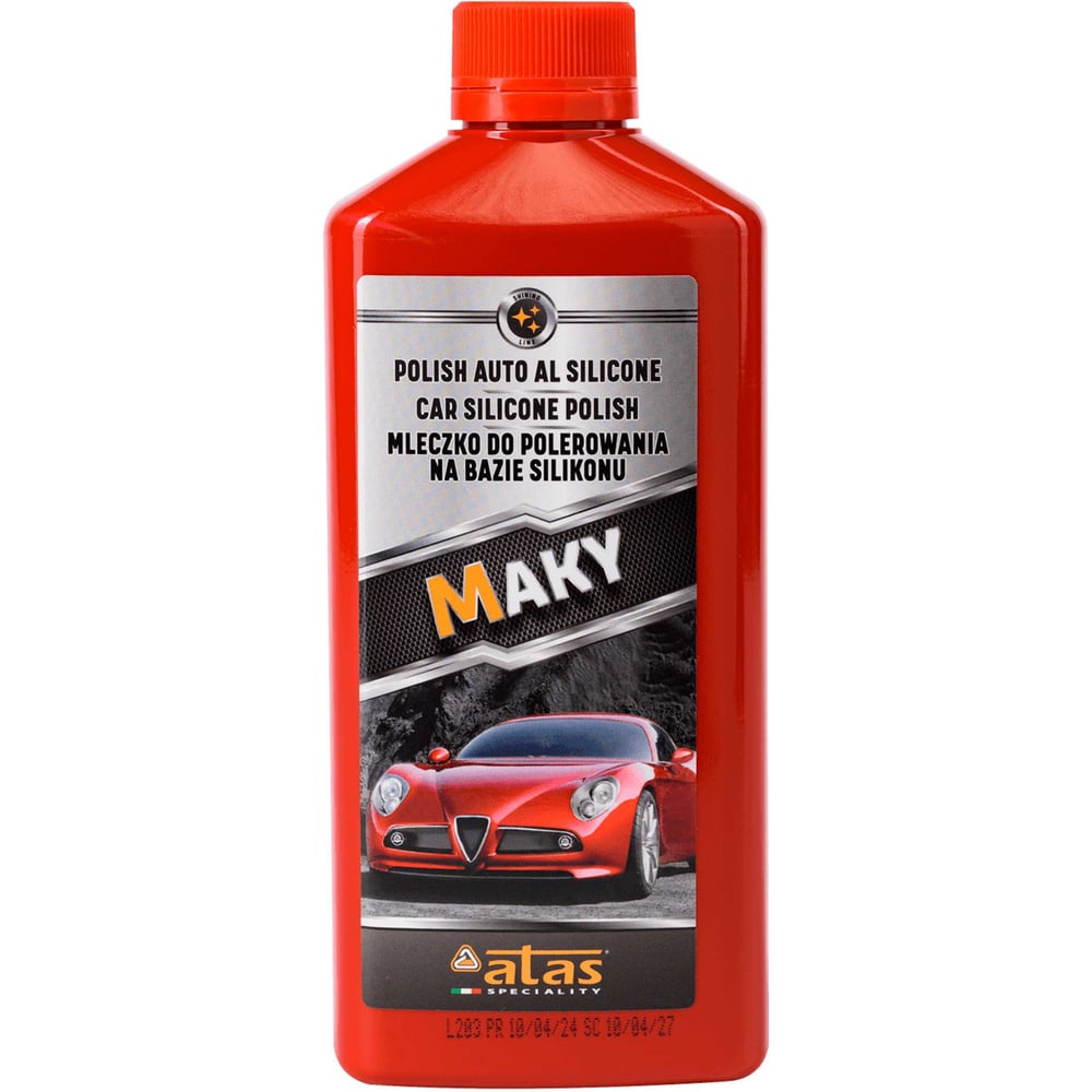Изображение товара Полироль для кузова универсальная ATAS MAKY 500 мл для авто ухода, блеска и защиты