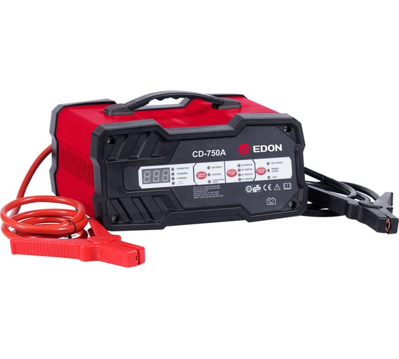 Изображение товара Пуско-зарядное инверторное устройство EDON CD-750A (12/24В; 8-180Ач) 40533