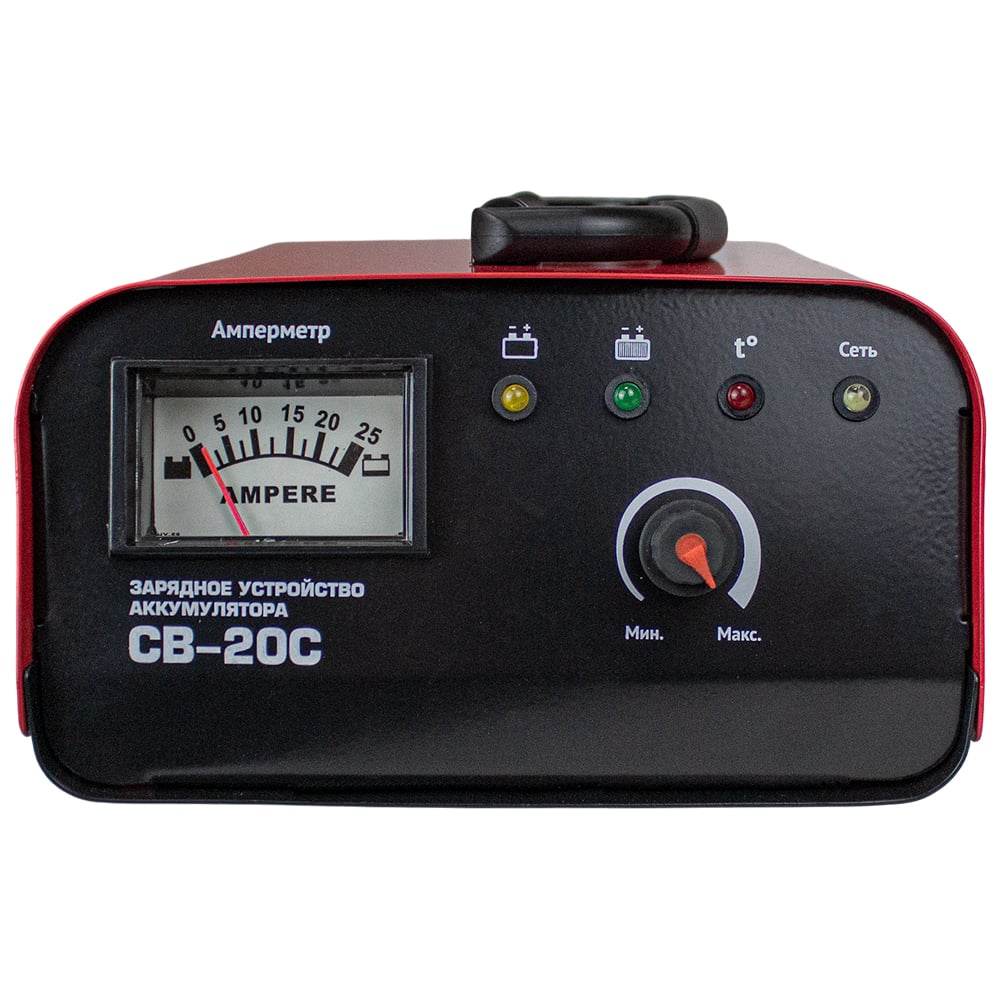 Изображение товара Зарядное устройство аккумулятора EDON CB-20C 12В для разных типов АКБ