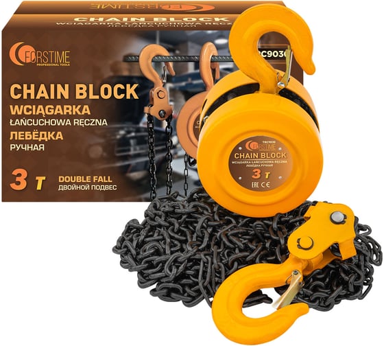 Изображение товара Таль ручная FORSTIME 3т FT-TRC9030(62807)