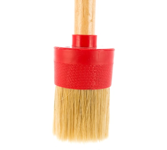 Изображение товара Круглая кисть STAYER Universal натуральная щетина, деревянная ручка, 55мм 0141-55