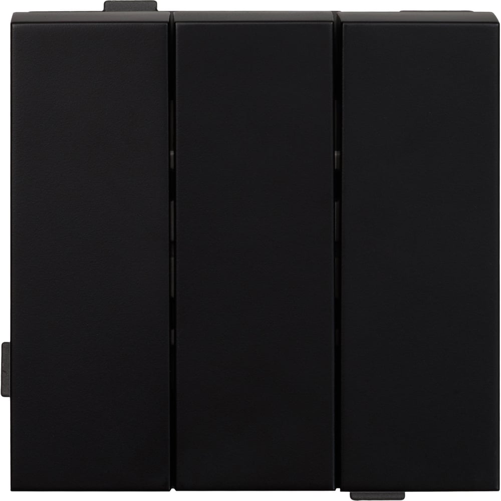 Изображение товара 3 клавишный выключатель ALTECH ENCORE 3S скрытого монтажа черный