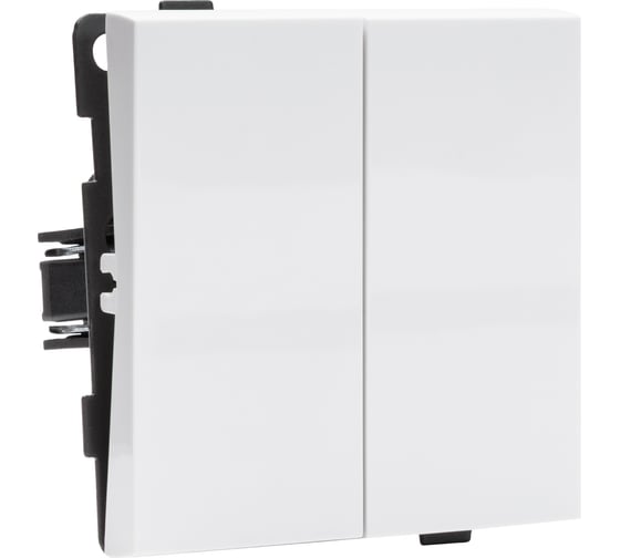 Изображение товара 2 клавишный выключатель ALTECH ENCORE 2SW скрытого монтажа белый механизм 07376