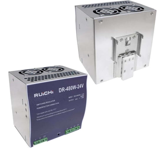 Изображение товара Блок питания RUICHI DR-480-24 126823