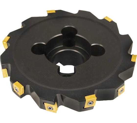 Изображение товара Фреза трехсторонняя 160х18х40 с механическим креплением тангенциально расположенных 4гр пл-н CNHQ 1311 Z=12 (2х6) с фланцем AS390-R160.18.06.C40 NOX r Русский Инструмент ri.181.223