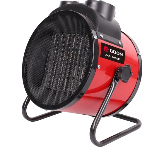 Изображение товара Тепловая пушка электрическая EDON EAB-3000C 3000Вт; 249м3/ч; 13А; 16А; 40м2) 40600