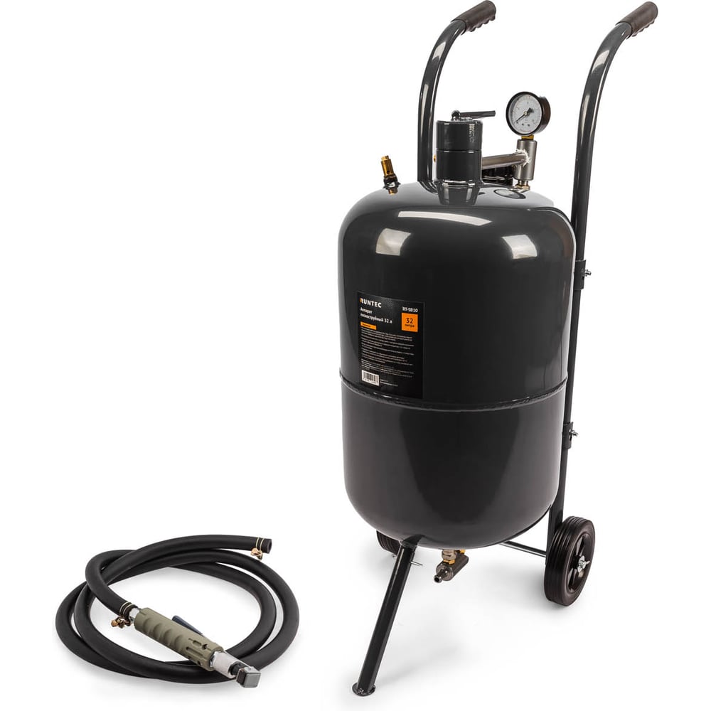 Изображение товара Пескоструйный аппарат RUNTEC 32 л RT-SB10 профессиональный для очистки поверхностей