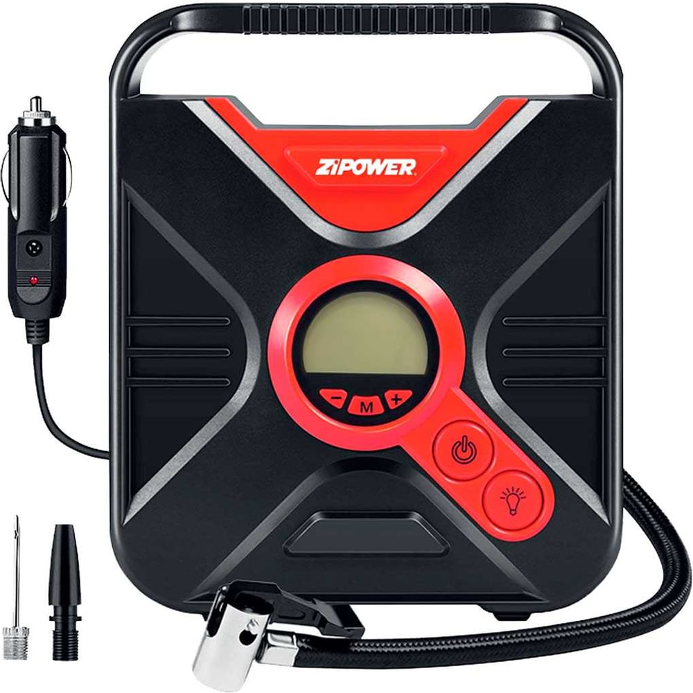 Изображение товара Автомобильный компрессор с цифровым манометром и автоматическим отключением Zipower PM6543