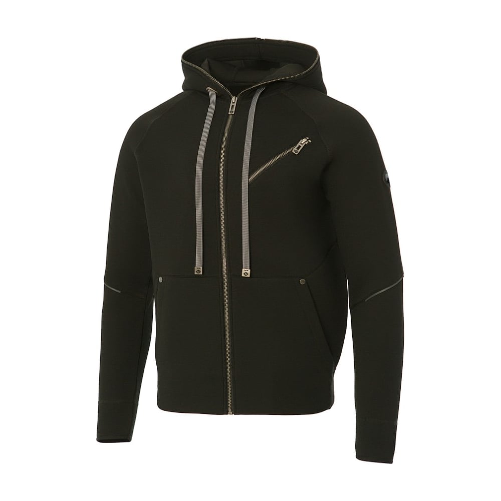 Изображение товара Мужская толстовка UNIONWORKWEAR 0244 черная с капюшоном и молнией