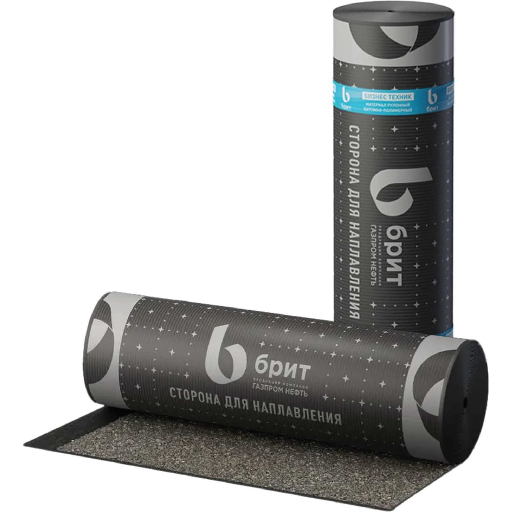 Изображение товара Рулонный битумно-полимерный кровельный материал ЭКП БРИТ Бизнес Техник 10м2