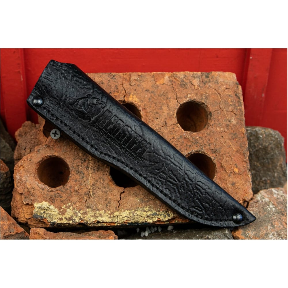 Поясной кожаный кобура для ножа General X1 Redsteel ошейник кожаный с тиснением на синтепоне 85 х 4 5 см ош 50 70 см