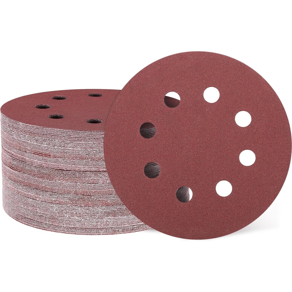 Изображение товара Круг шлифовальный с отверстиями STRONER 125 мм P180 50 шт Velcro