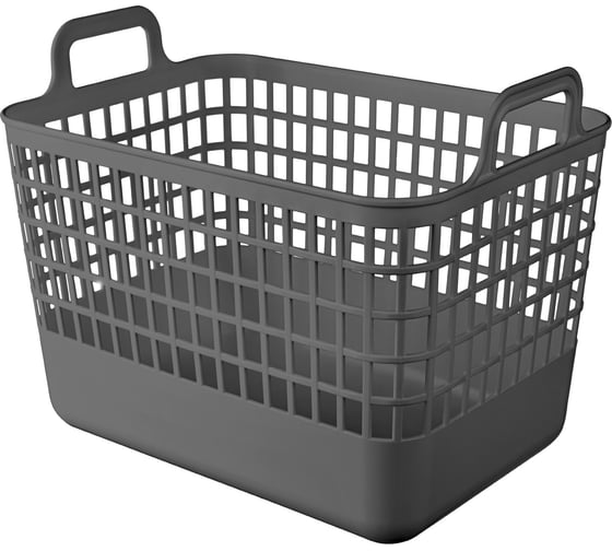 Изображение товара Корзина Econova KOBO 320x224x255ММ, 15Л (Серый) 435296011