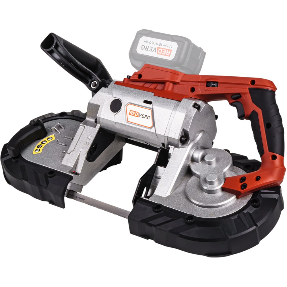 Изображение товара Аккумуляторная ленточная пила REDVERG RD-MBS18 U без аккумулятора и зарядного