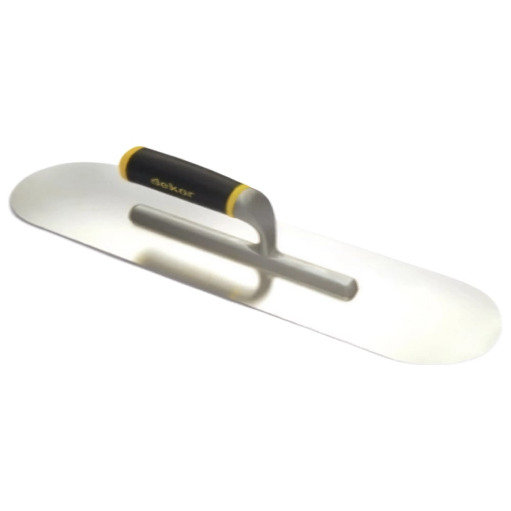 Изображение товара Гладилка прямая SAMGRUPP 450 мм из нержавеющей стали с алюминиевой ручкой