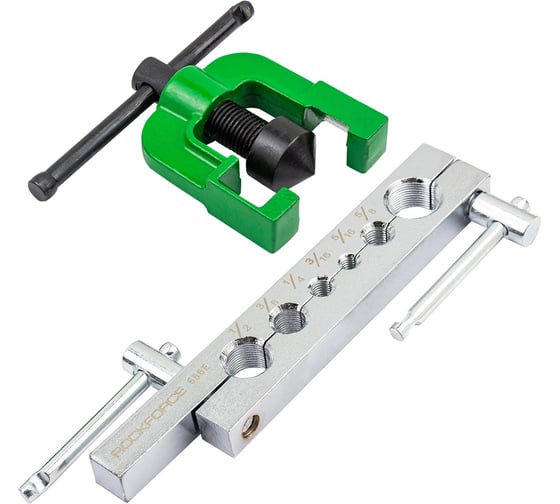 Изображение товара Набор инструментов для развальцовки трубок Rockforce 2 предмета RF-656E(66188)