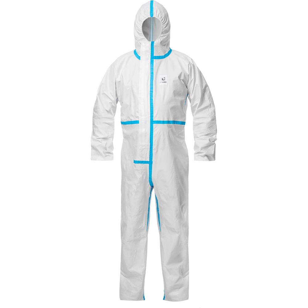 Изображение товара Комбинезон защитный РУССИЗ RS100+ 3XL для защиты от пыли химикатов и воды