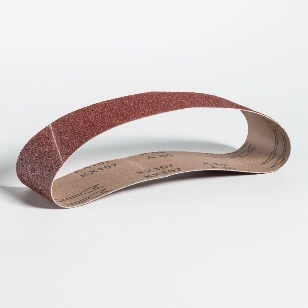 Изображение товара Абразивная лента STRONER 75х457мм P80 10 шт шлифовальная универсальная