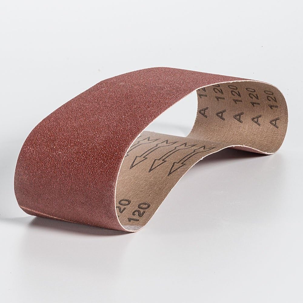 Изображение товара Абразивная лента STRONER 75х533мм P120 10 шт шлифовальная тканевая универсальная