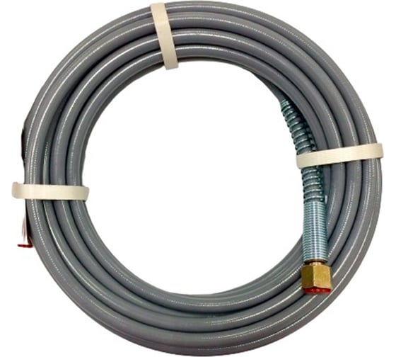 Изображение товара Рукав окрасочный 1/4", 10 м, Р.Д. 210 бар, с пружинами AS, DN-4.8 мм AktiSpray 4014210-10