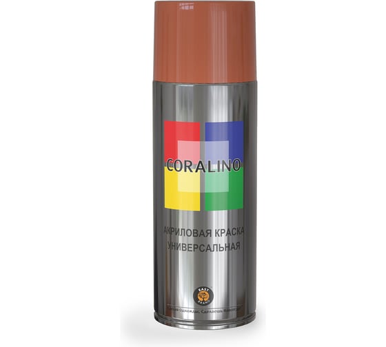 Изображение товара Краска аэрозольная RAL8004 медно-коричневый CORALINO C18004