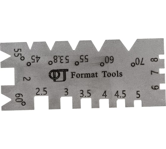 Изображение товара Шаблон для метрической и дюймовой резьбы ФТ 450002