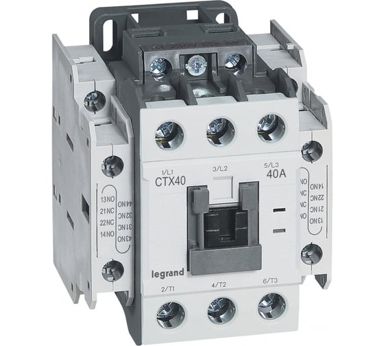 Изображение товара Контактор Legrand CTX3 40 3P 40A 2но2нз 230В 416136