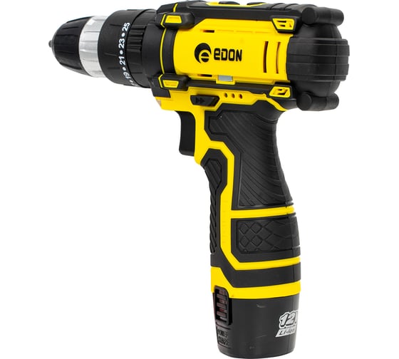 Изображение товара Аккумуляторная дрель (шуруповерт) Edon AD-12M (12В., 23Н.м.) 27683