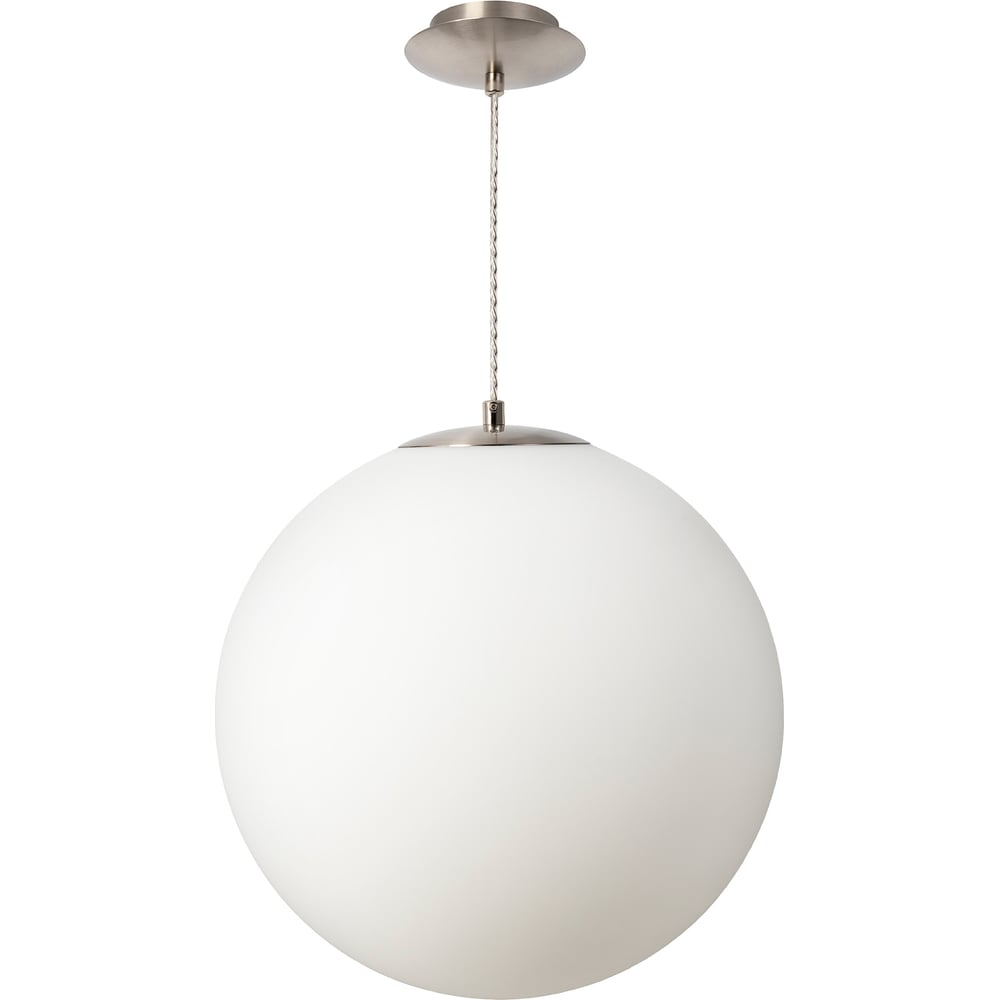 Изображение товара Подвесной светильник Citilux RON матовый хром, диаметр 30 см, 25 Вт, IP20