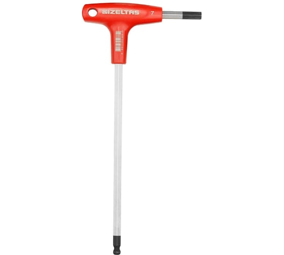 Изображение товара Т-образный шестигранник IZELTAS с рукояткой, 7 мм 4921220070