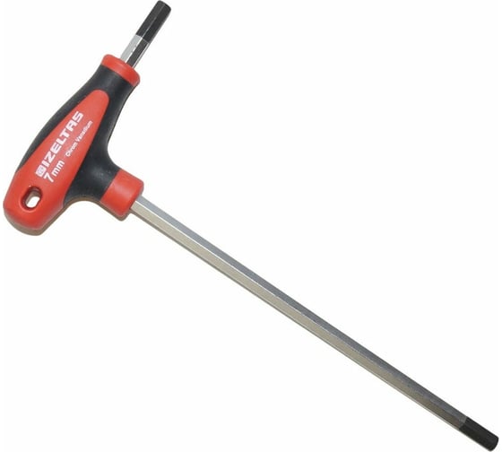 Изображение товара Т-образный шестигранник IZELTAS с рукояткой, с шаром, 7 мм 4920220070