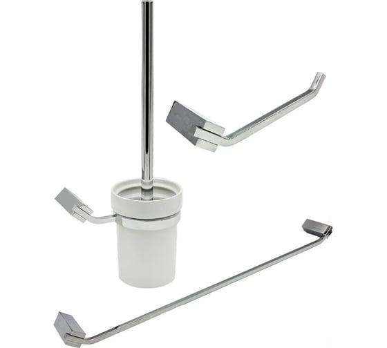 Изображение товара Комплект аксессуаров Bath Plus TERRA Chromed набор для ванной C-510-4
