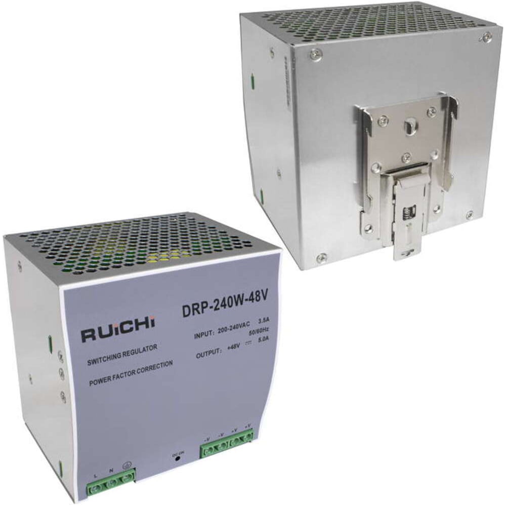Изображение товара Блок питания RUICHI DRP-240-48 126809 для светодиодов и промышленного использования