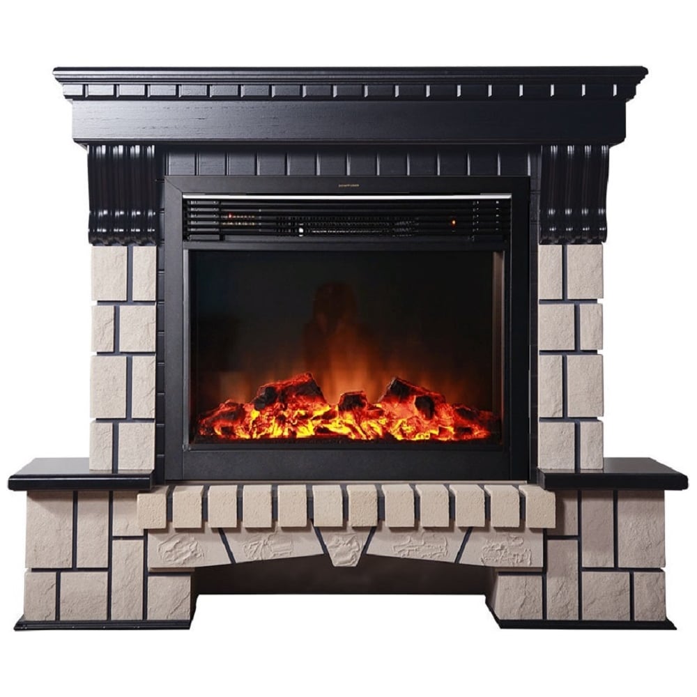 Изображение товара Каминокомплект InterFlame Экстер с JUPITER венге - стильное решение для дома