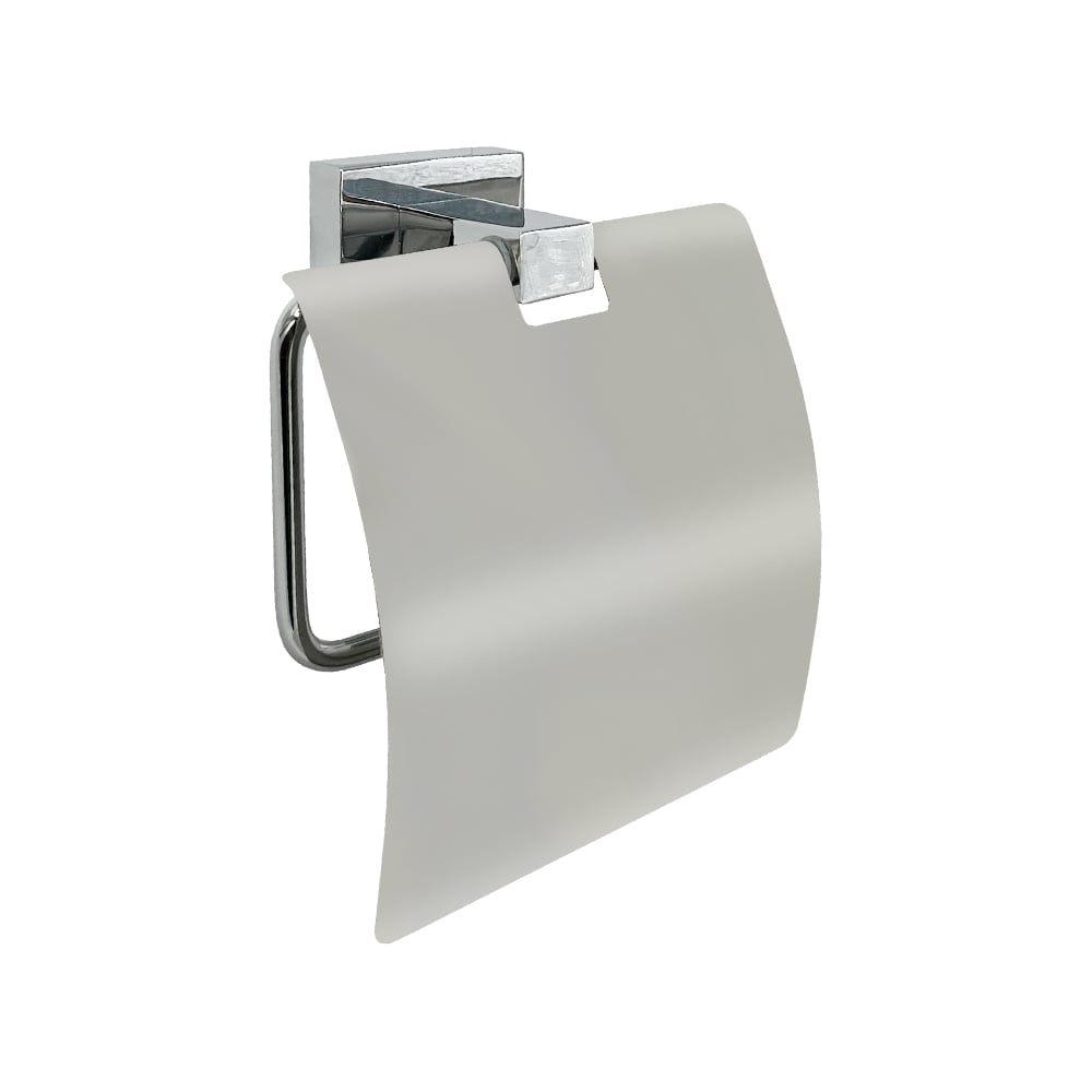 Изображение товара Бумагодержатель с крышкой Bath Plus BRUKLIN BR-86010A металлический хром