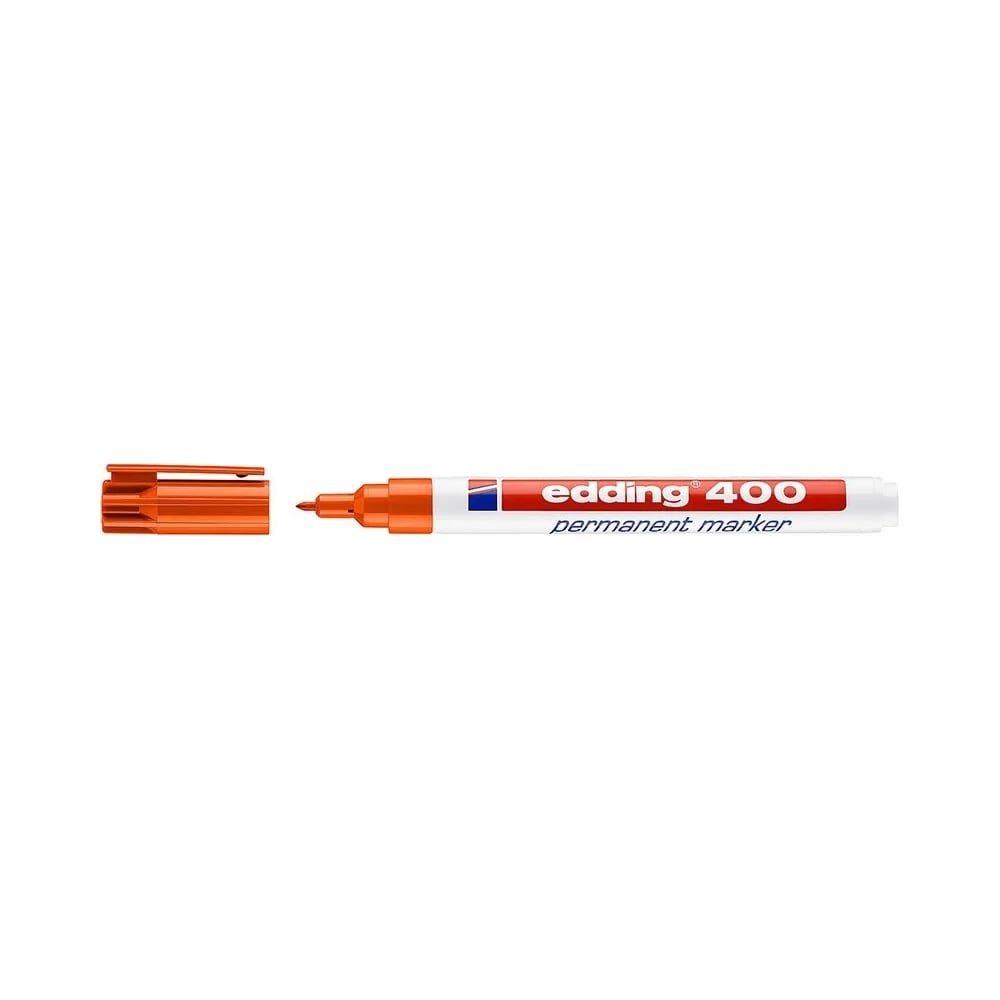 Перманентный маркер EDDING маркер текстовыделитель наконечник скошенный 4 мм оранжевый