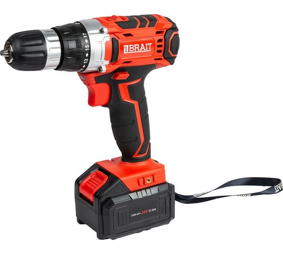 Изображение товара Аккумуляторная дрель-шуруповерт BRAIT BCD24S 21.01.084.070